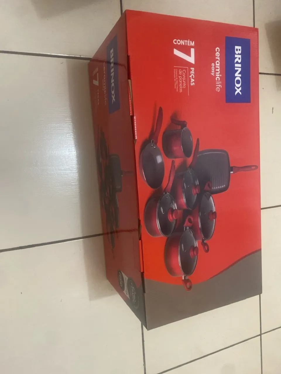 Conjunto de Panelas Cerâmica 7 peças Brinox