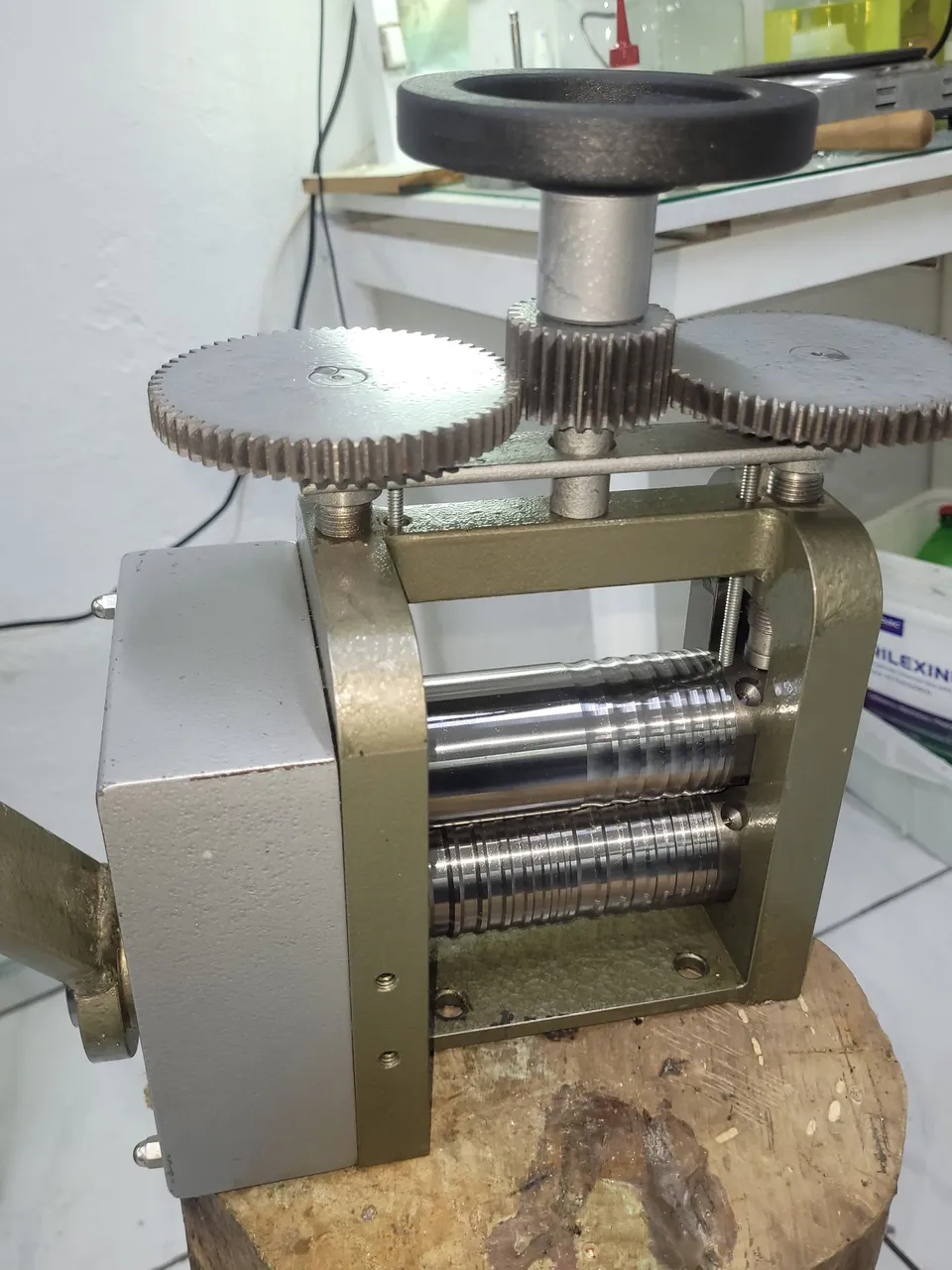 Laminador manual de ourives trapezoidal imog