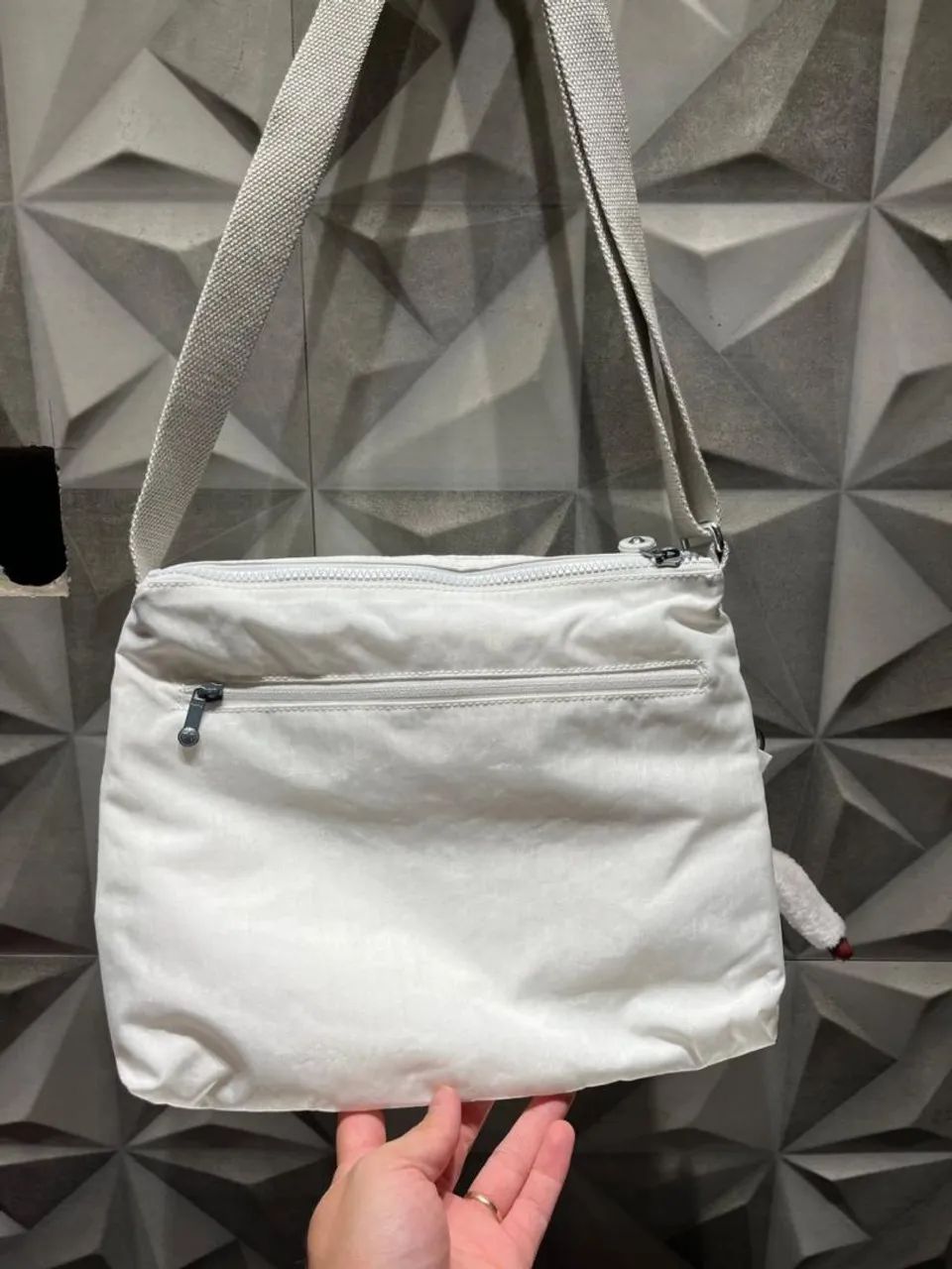 Bolsa Kipling Branca - NOVA - Foto 4