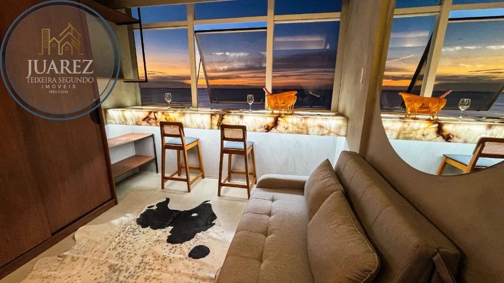 STUDIO A VENDA NO SOL VITÓRIA MARINA, MOBILIADO E VISTA MAR!