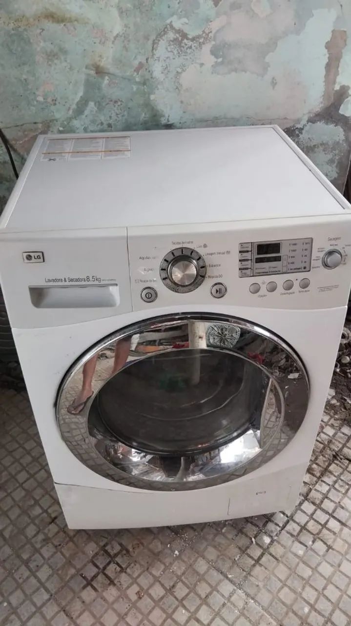 Máquina de lavar e secar LG 8,5 kL 