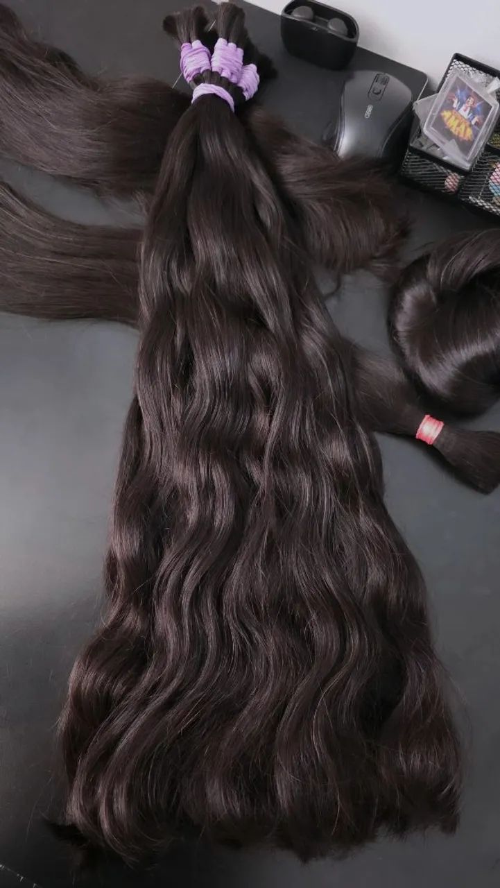 CABELO HUMANO LEGÍTIMO 65cm! Temos outras medidas, cores e texturas.  - Foto 4