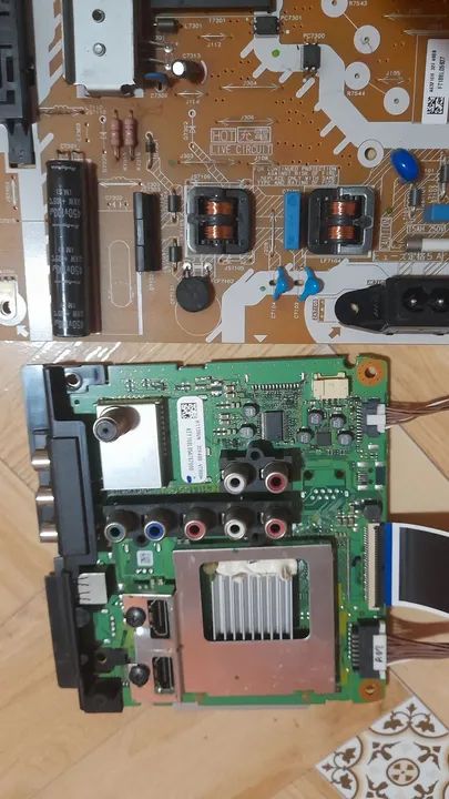 Placas tv panassonic tc-32f400b todas como na foto - Foto 3