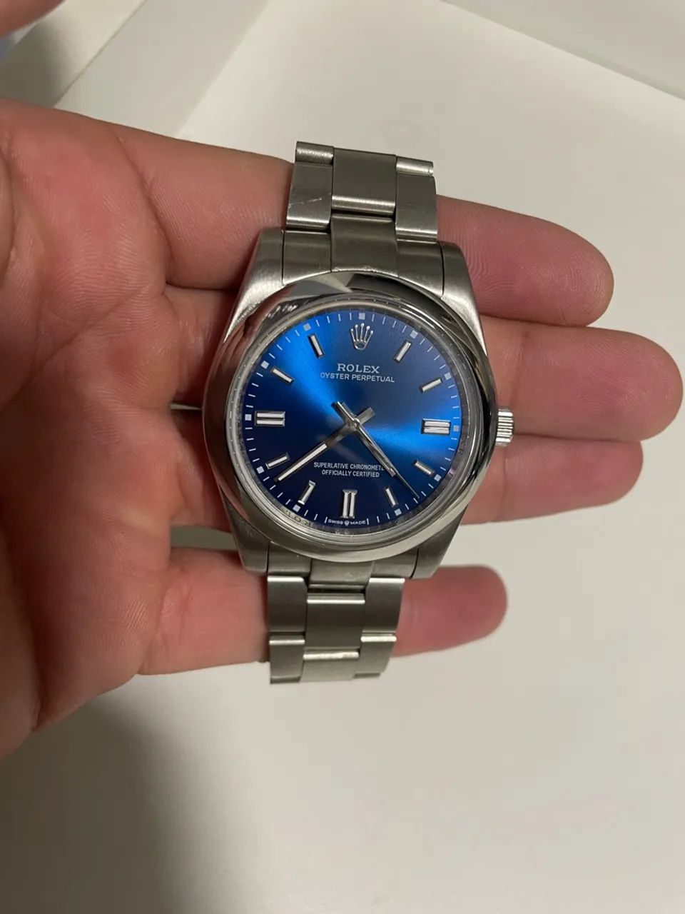 Rolex Oyster Perpetual Relógio Masculino