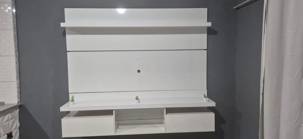 Rack para TV branco  - Foto 2