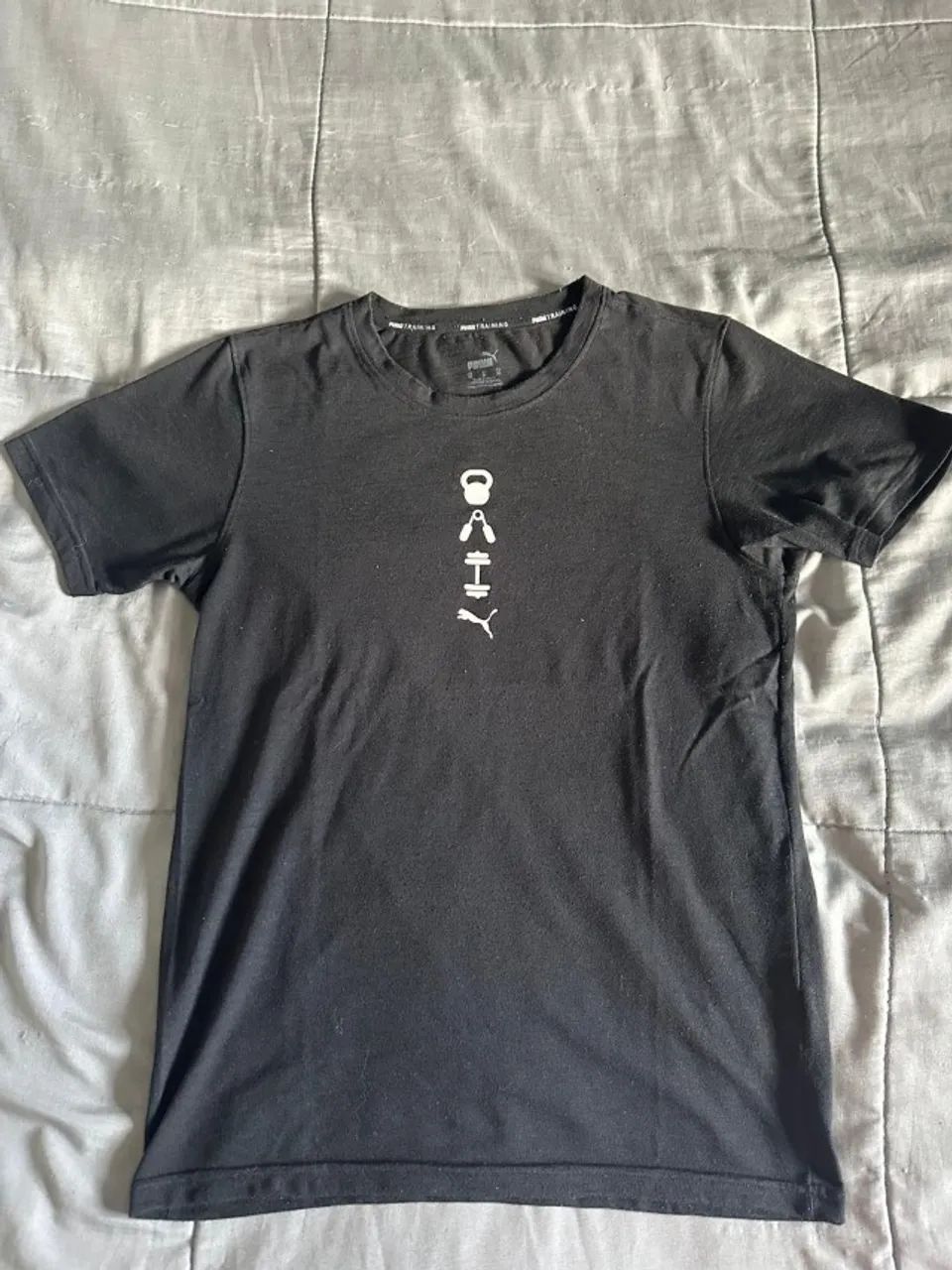 camiseta puma training gym masculina - pp