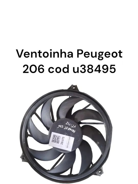 Ventoinha Peugeot 206 - cod u38495