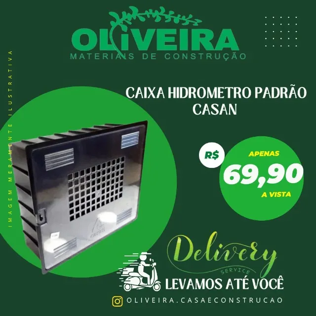 Caixa hidrômetro padrão Casan