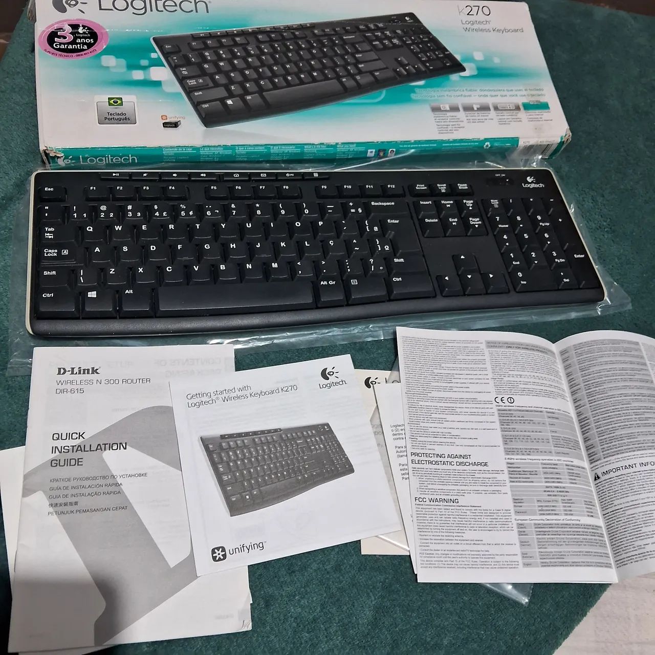 Teclado Sem Fio Logitech K270 - Unboxing - Foto 3