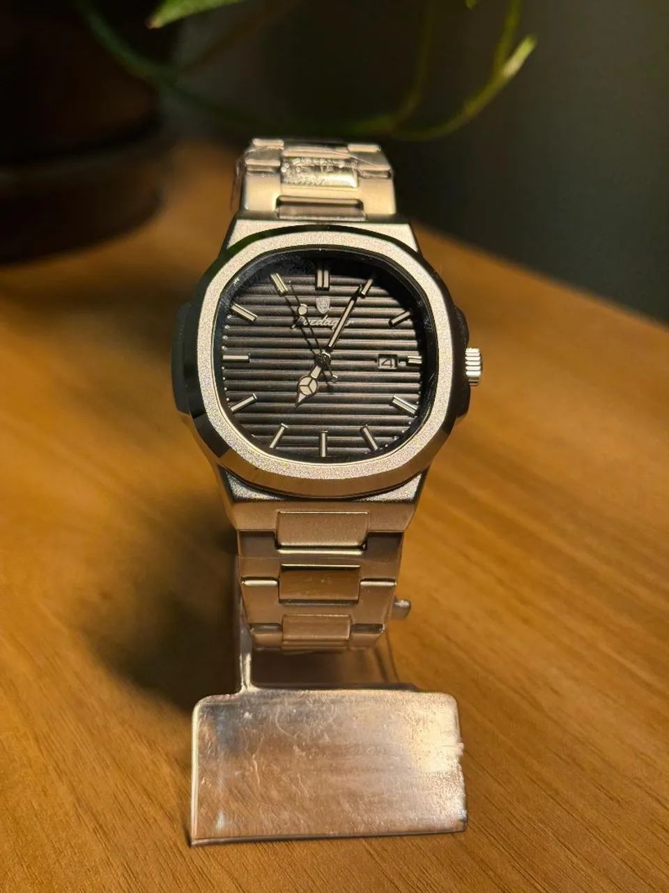 Relógio Masculino Poedagar Luxo - À Prova d?Água, Design Quadrado, Aço Inox<br> - Foto 4