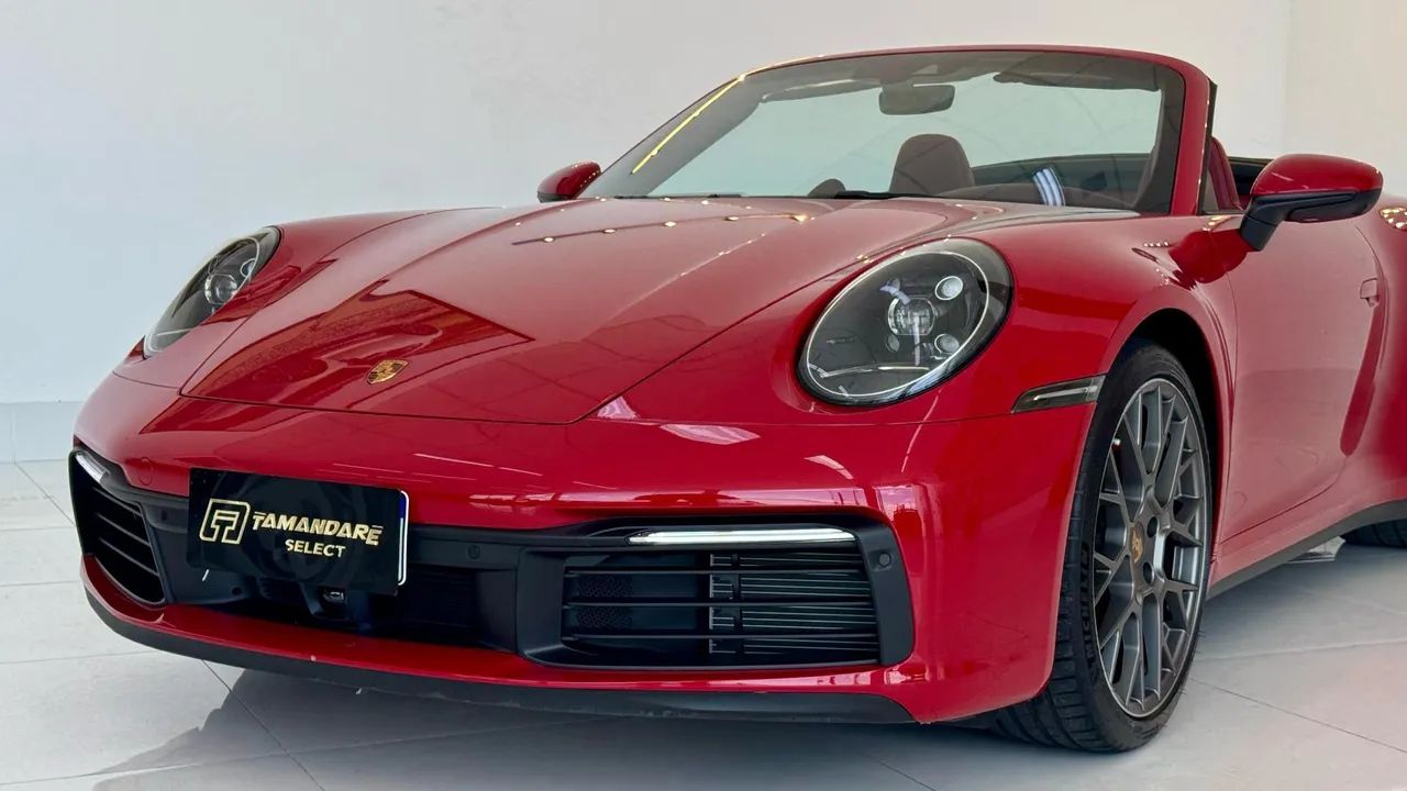 Porsche 911 Carrera S Cbariolet, Vermelha, Santa Catarina, Baixo km, PPF, 2023 - Foto 3