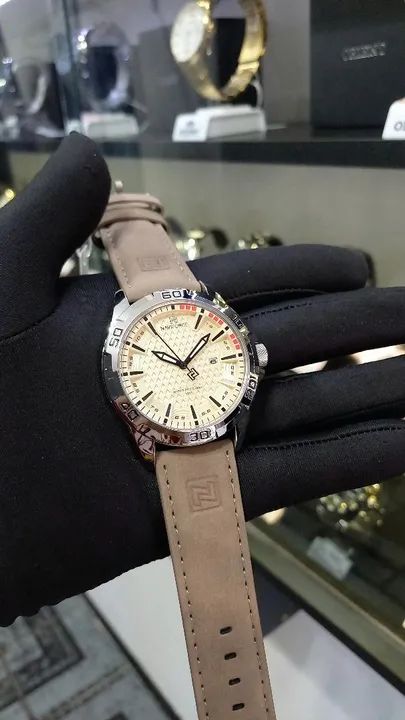 Relógio masculino de couro na promoção  - Foto 2