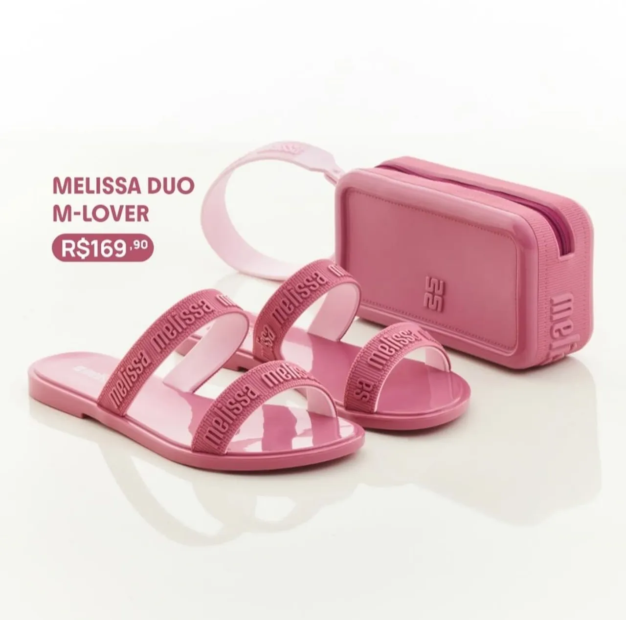 Sandália Melissa Duo M-Lover Rosa
