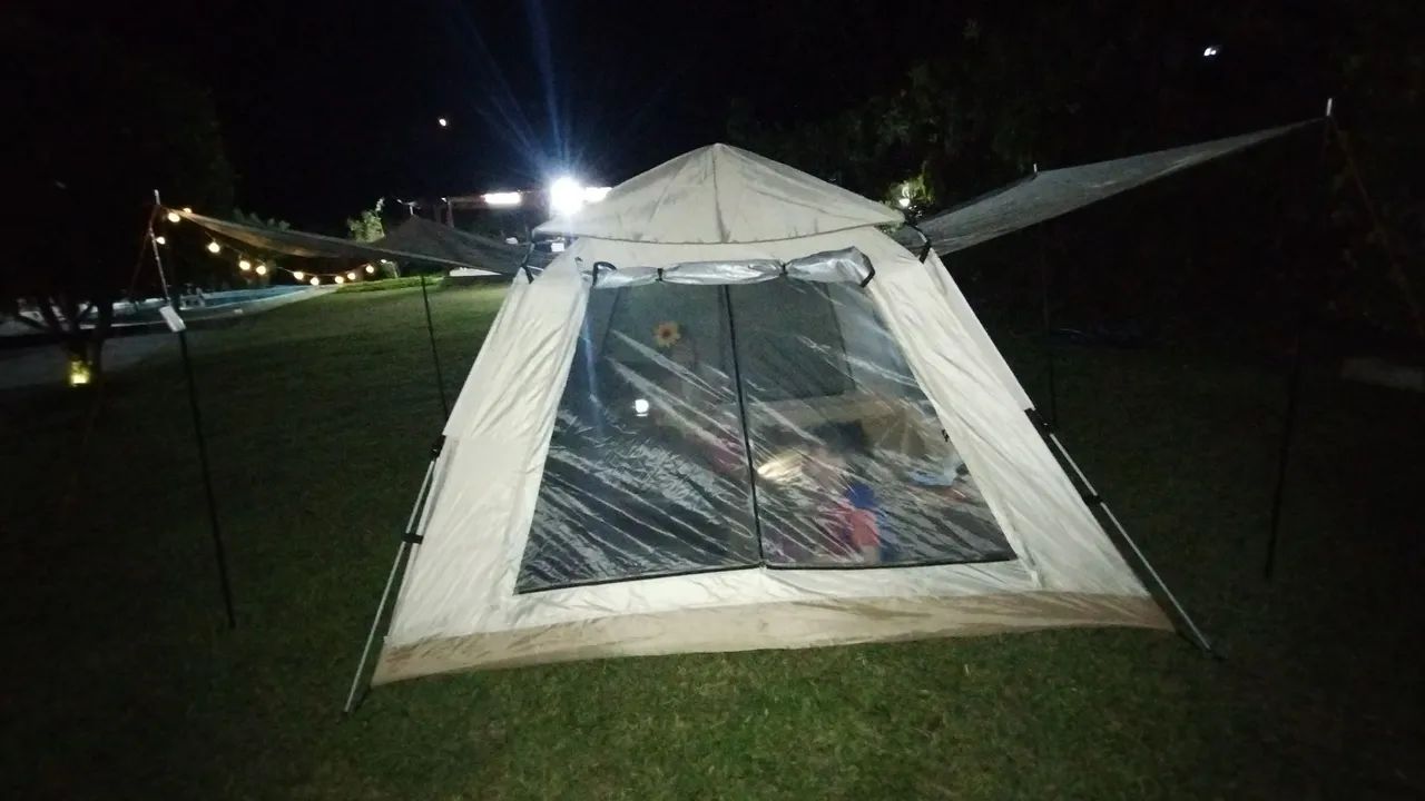Barraca de Camping Familiar Espaçosa e Confortável