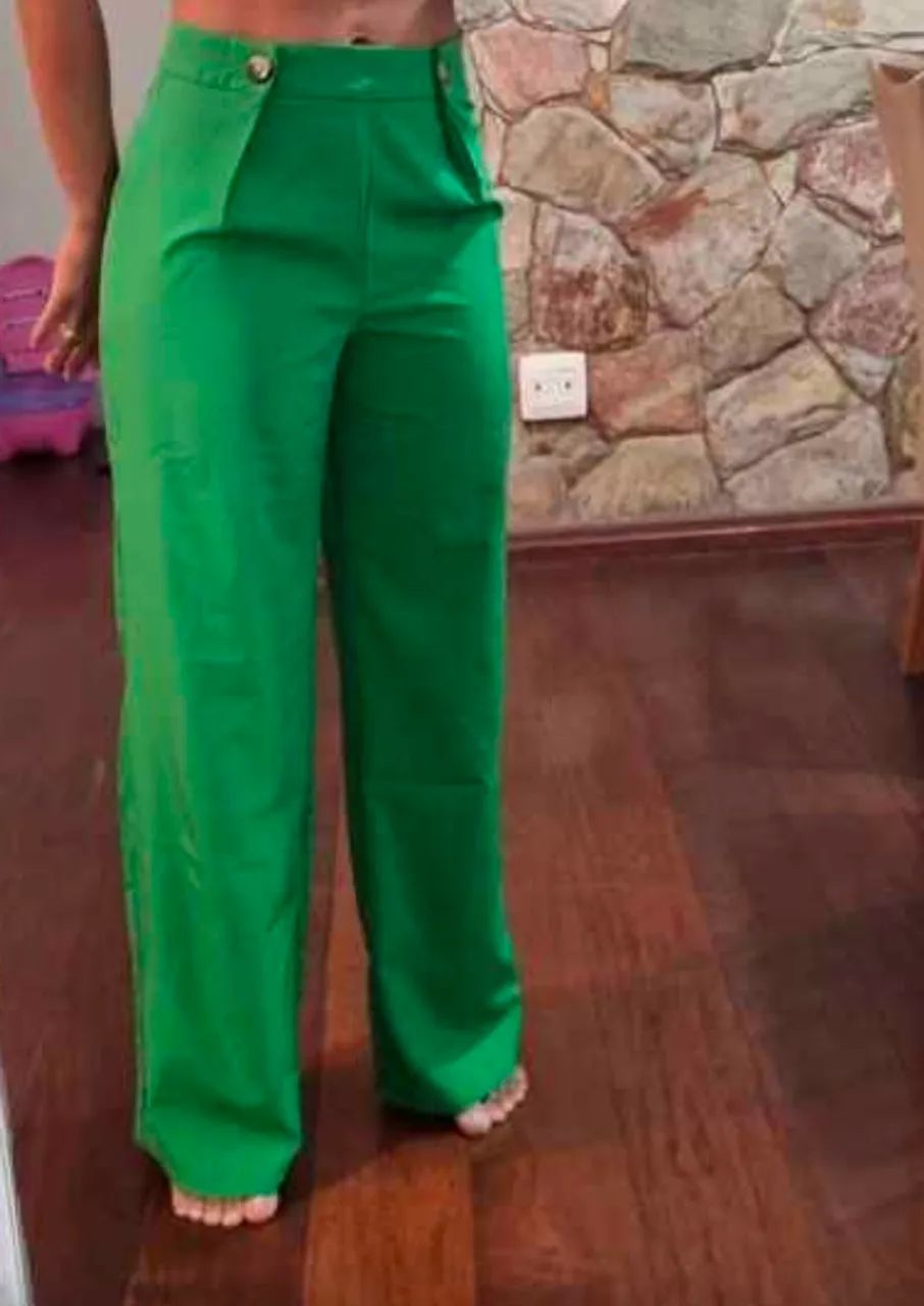 Calça Alfaiataria Verde
