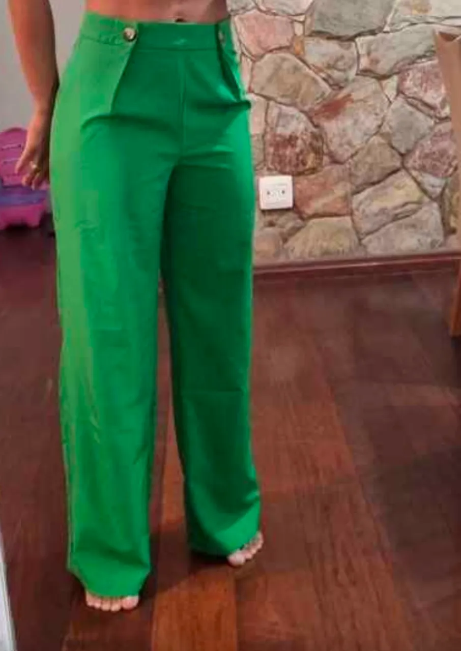 Calça Alfaiataria Verde