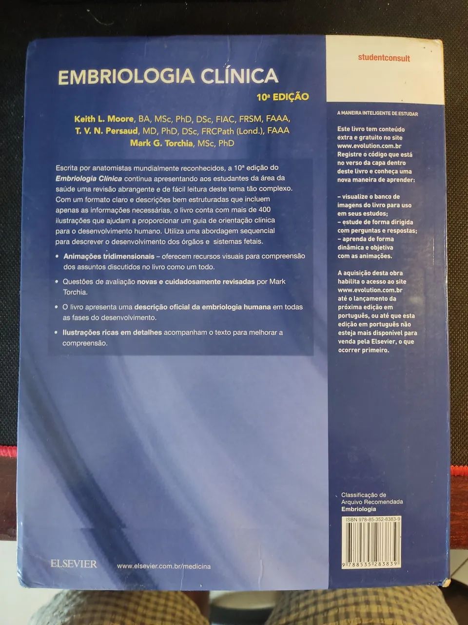 Embriologia Clínica 10ª edição - Keith  L. Moore - Foto 2