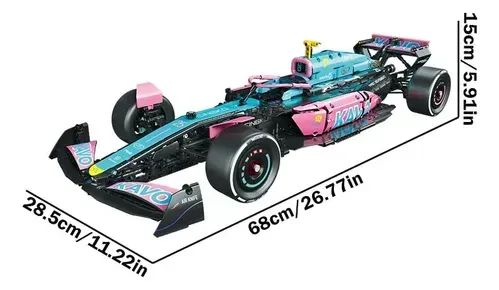 Tipo Lego F1 Alpine 1:8 1768 peças - Hobbies e coleções - Boa