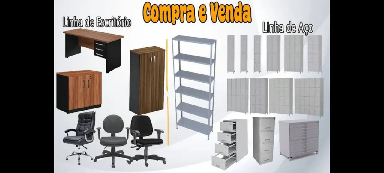 Móveis de Escritório - Linha Completa