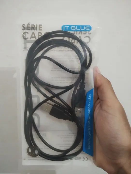 Cabo USB Macho 2 Metros - Foto 2