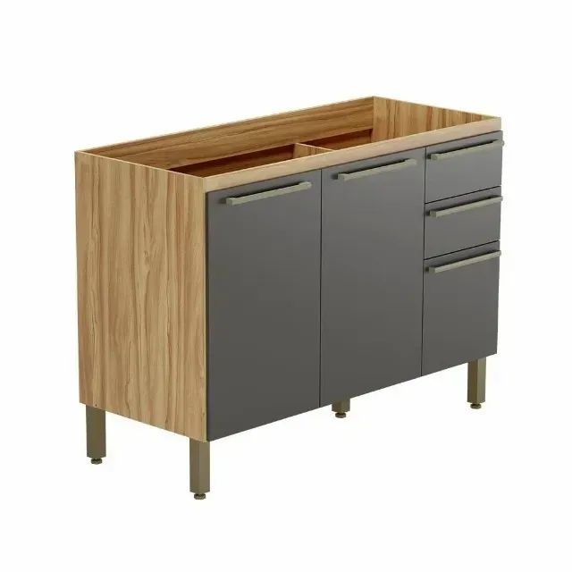 Balcão Para Pia 120cm Napoli Prime Ronipa, 100% MDF - ( Promoção ) - Foto 2