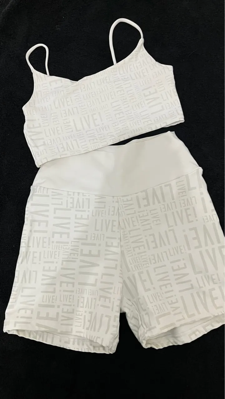 Conjunto Fitness Live Sense Pro- Shorts e Top