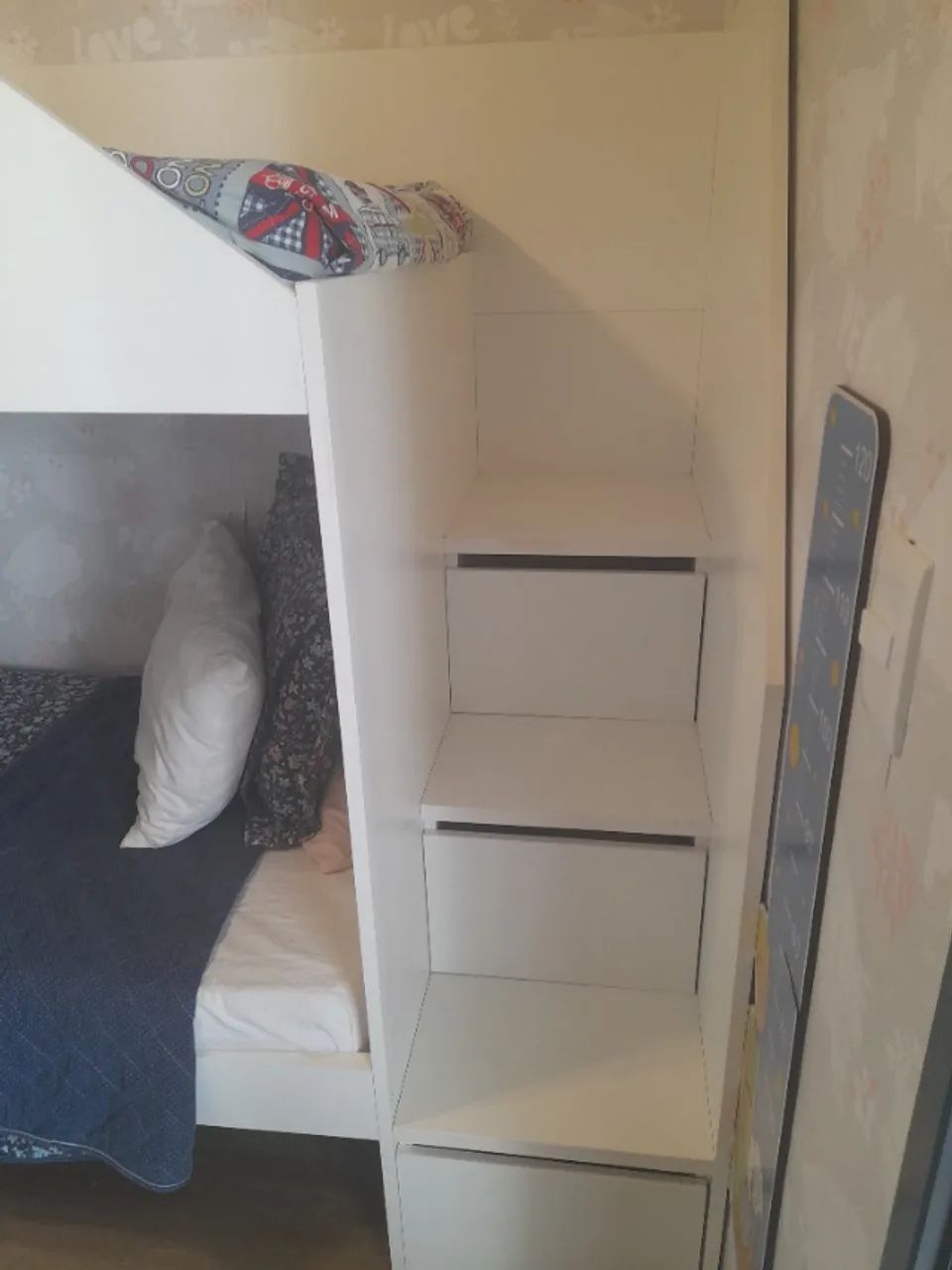 Beliche Tokstok com escada e gaveta My dreams (escada na direita) - Foto 3