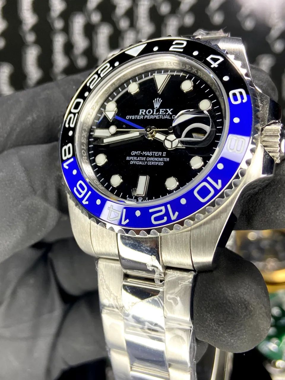 Relógio Rolex GMT-Master II - Azul e Preto - Foto 3