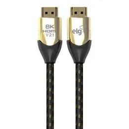 Cabo Hdmi 2.1 áudio e vídeo Ultra Hd Speed 2m Hs8k20 Elg - Foto 2