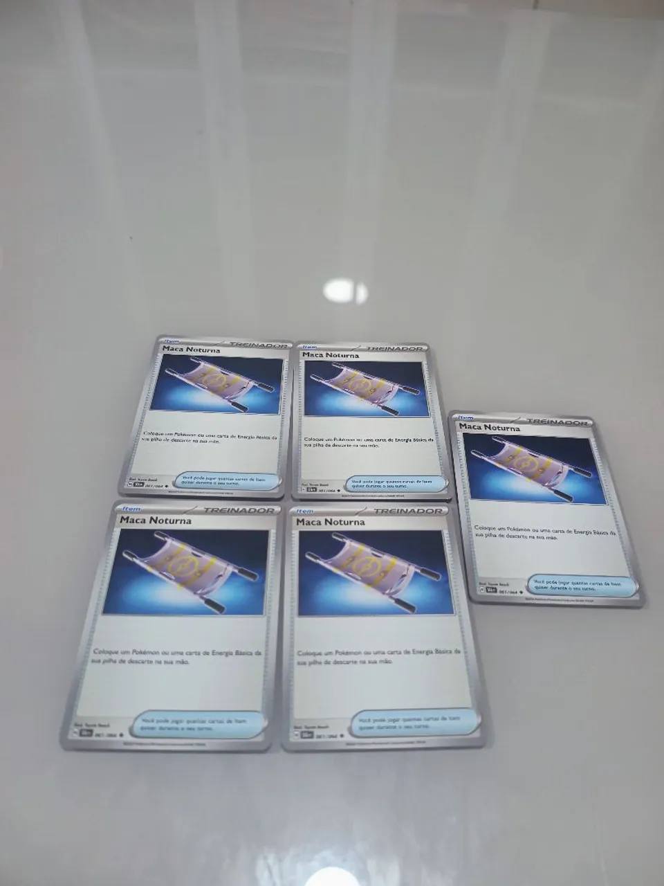 Lote Pokémon - 5 cartas Maca Noturna
