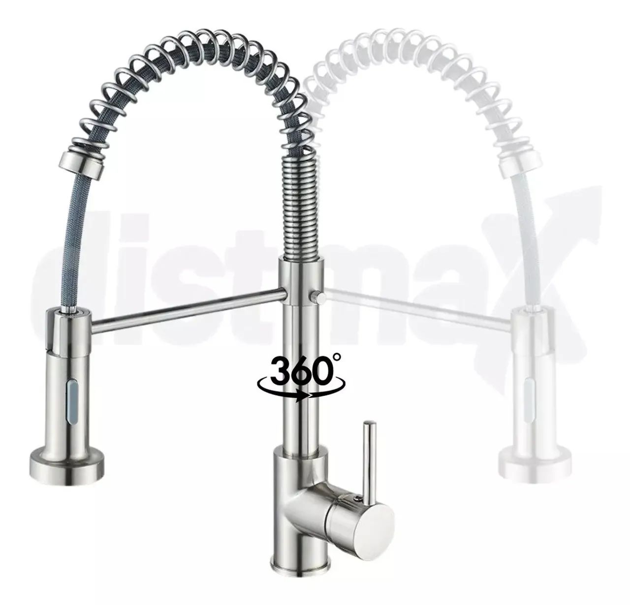 Torneira para cozinha Inox escovado 