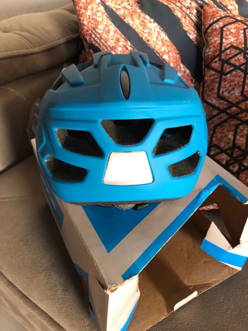 Capacete de Ciclismo Azul GTA - Foto 3