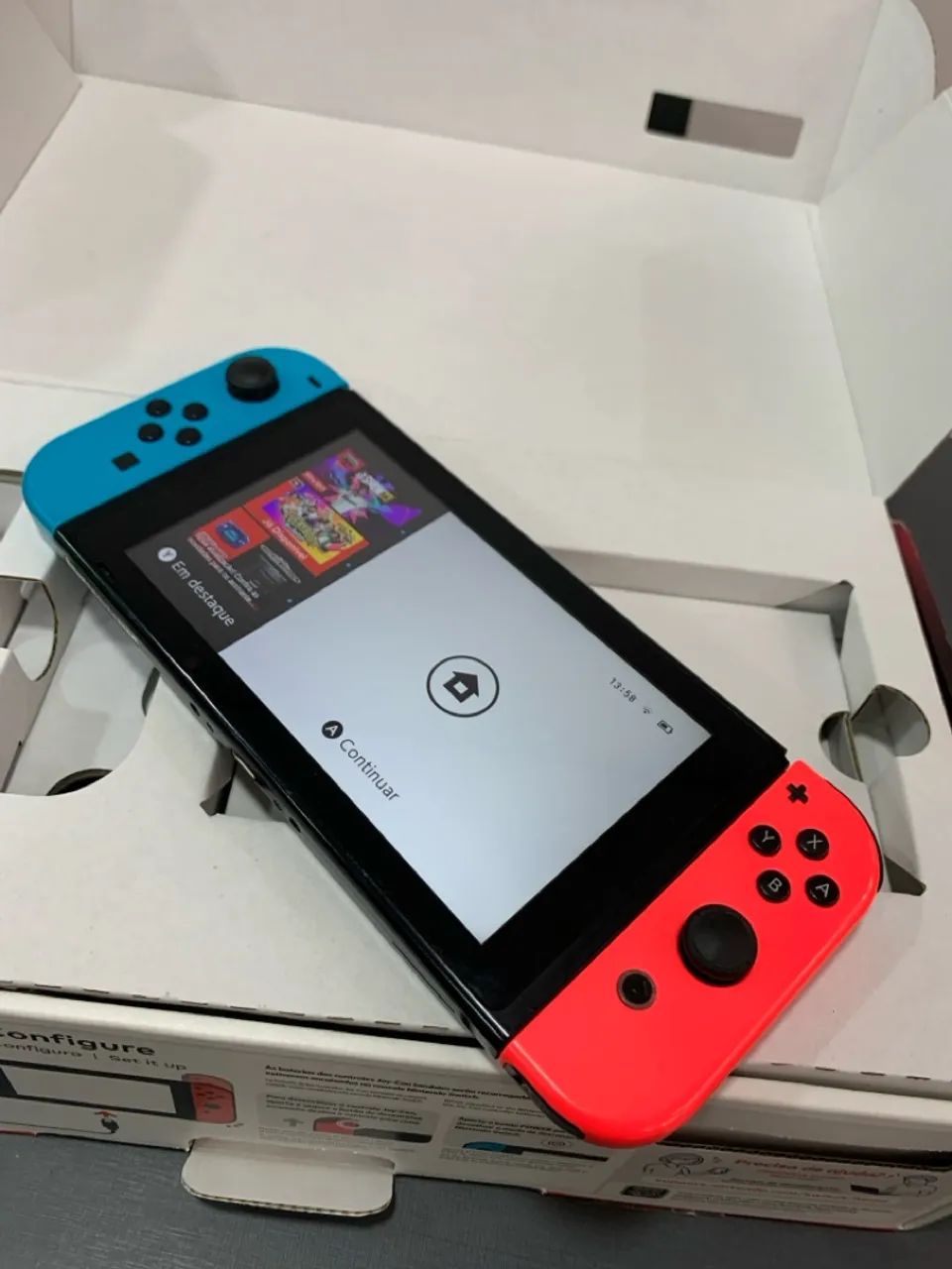 Nintendo Switch - Seminovo com Caixa e Acessórios - Foto 4