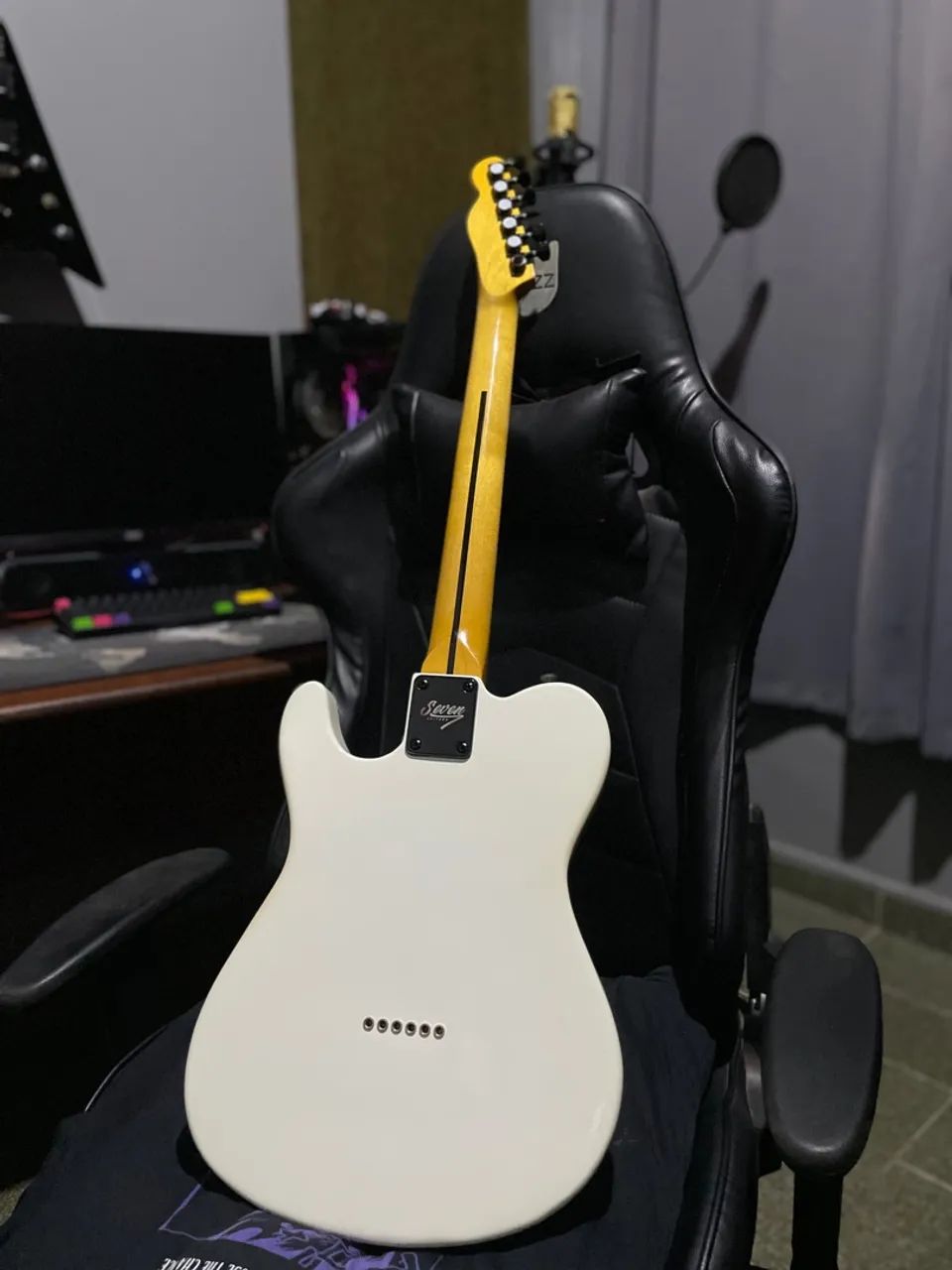 Guitarra Telecaster Seven Branca + Bag - Foto 2