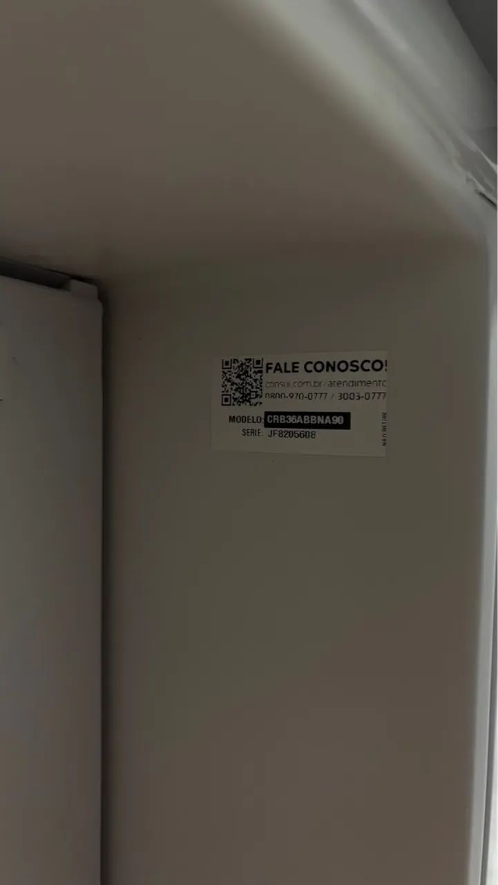 Geladeira Consul Frost Free 300 litros Branca