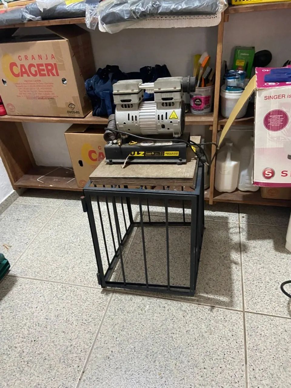 Gaiola para Proteção de Compressor64840812458242121