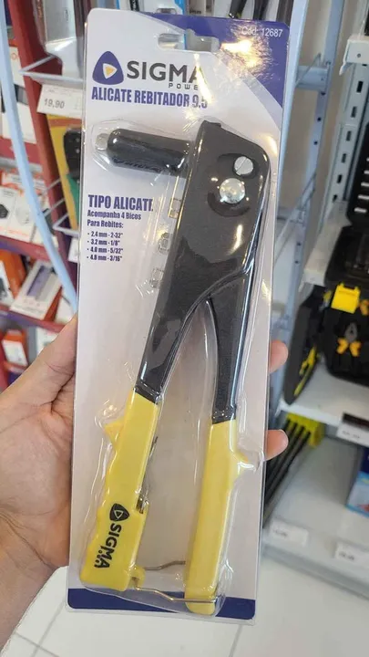 Alicate Rebitador Sigma 9,5 polegadas - Loja Mega Tudo