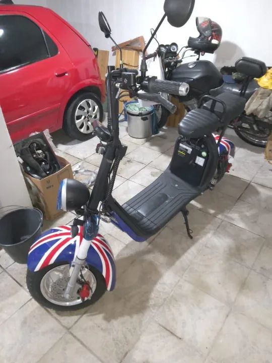 Scooter Elétrica shansu tx1 - zero km - ac troca - Foto 7