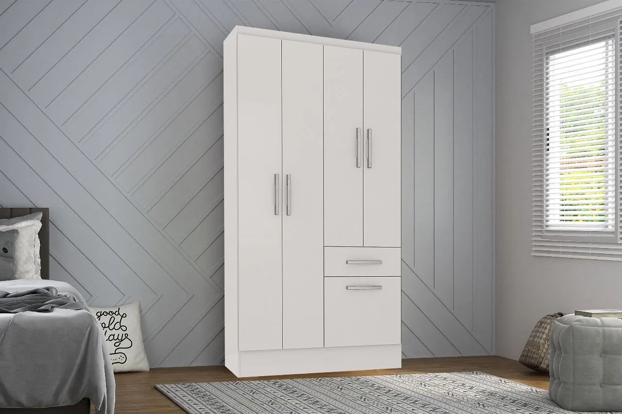 Guarda roupa  solteiro  branco