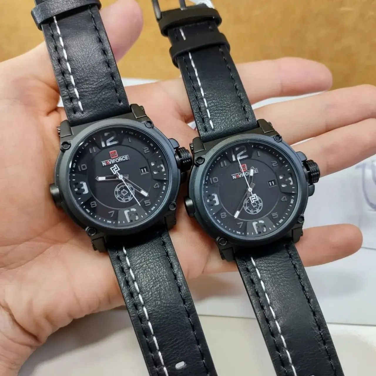 Relógio Masculino Naviforce - Preto - Foto 4