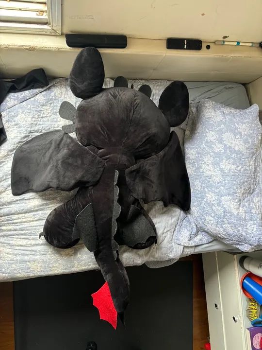 pelúcia gigante banguela como treinar seu dragão , em bom estado. De máquina mega plush - Foto 2