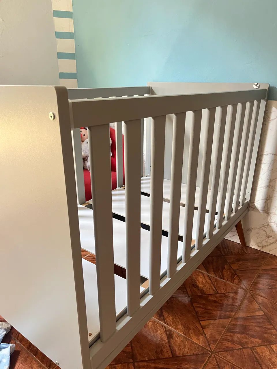 Cradle, bed, and wardrobe