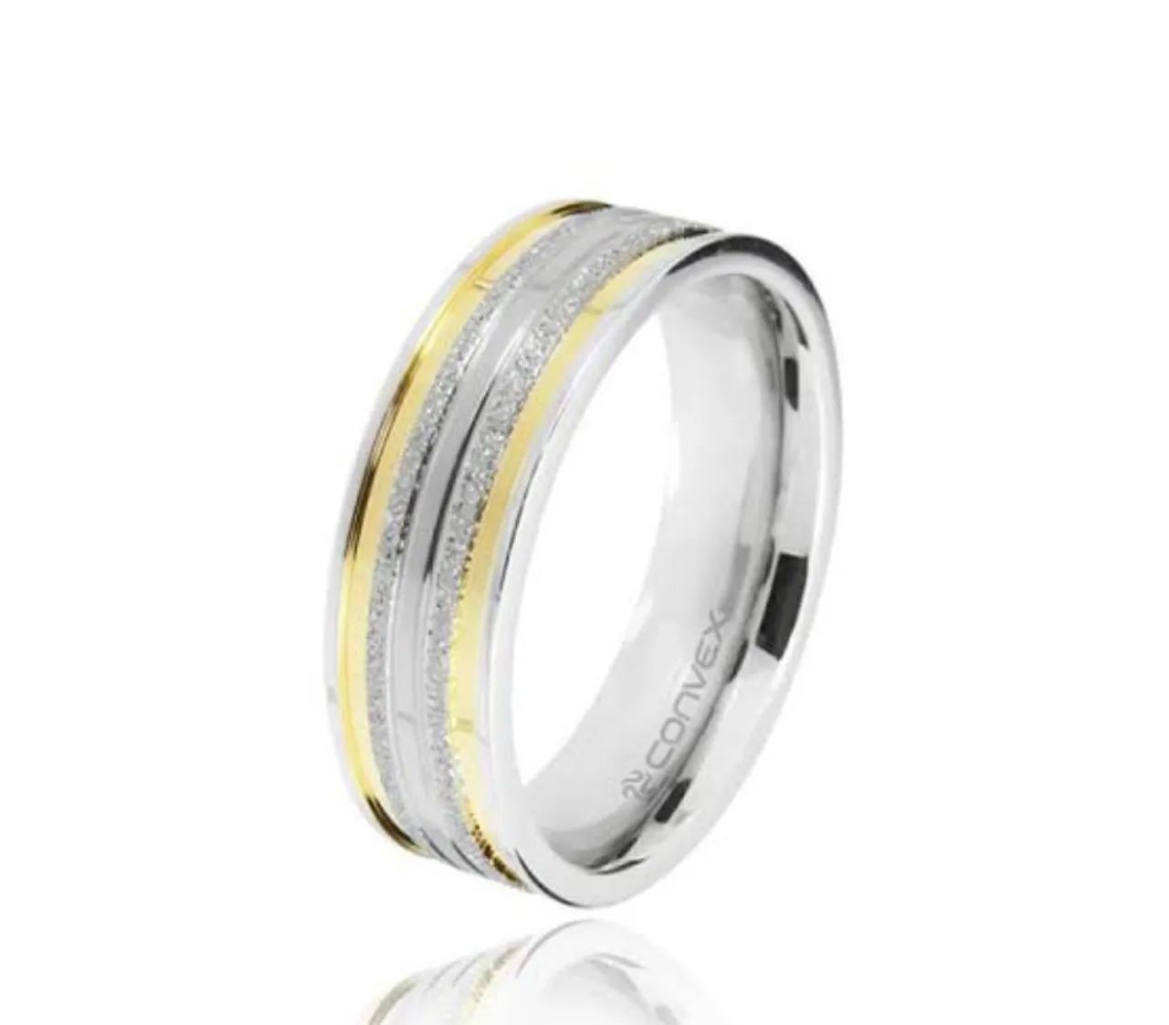 Anel de Aço inox Convex