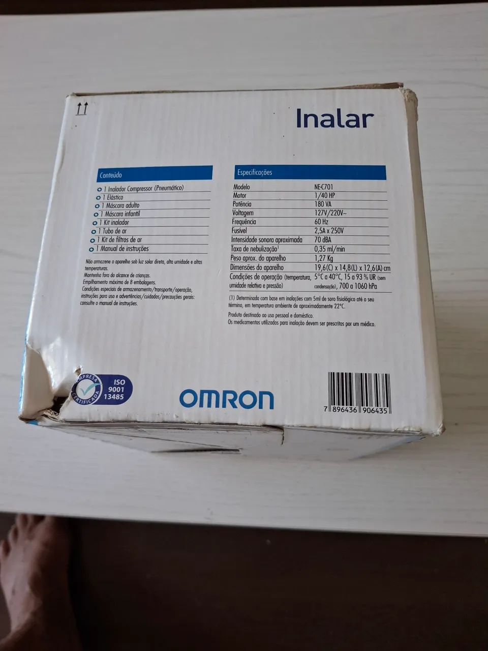 INALADOR DE AR COMPRIMIDO - Foto 4