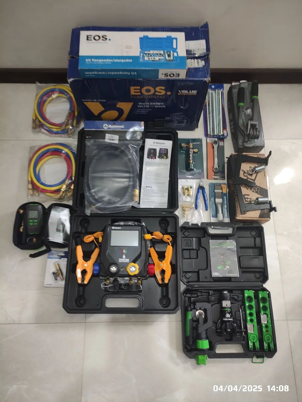 Kit de ferramentas Ar Split MASTERCOOL SPARTAN 4 VIAS