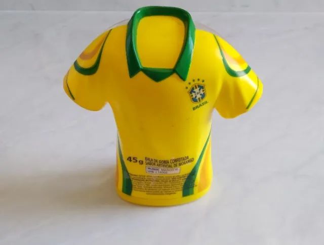 Mini cofre cofrinho Camiseta Seleção Brasileira Barato