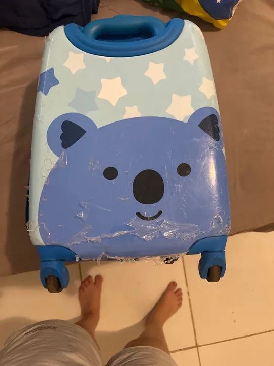 Mala de Viagem Infantil com Design de Urso - Foto 3