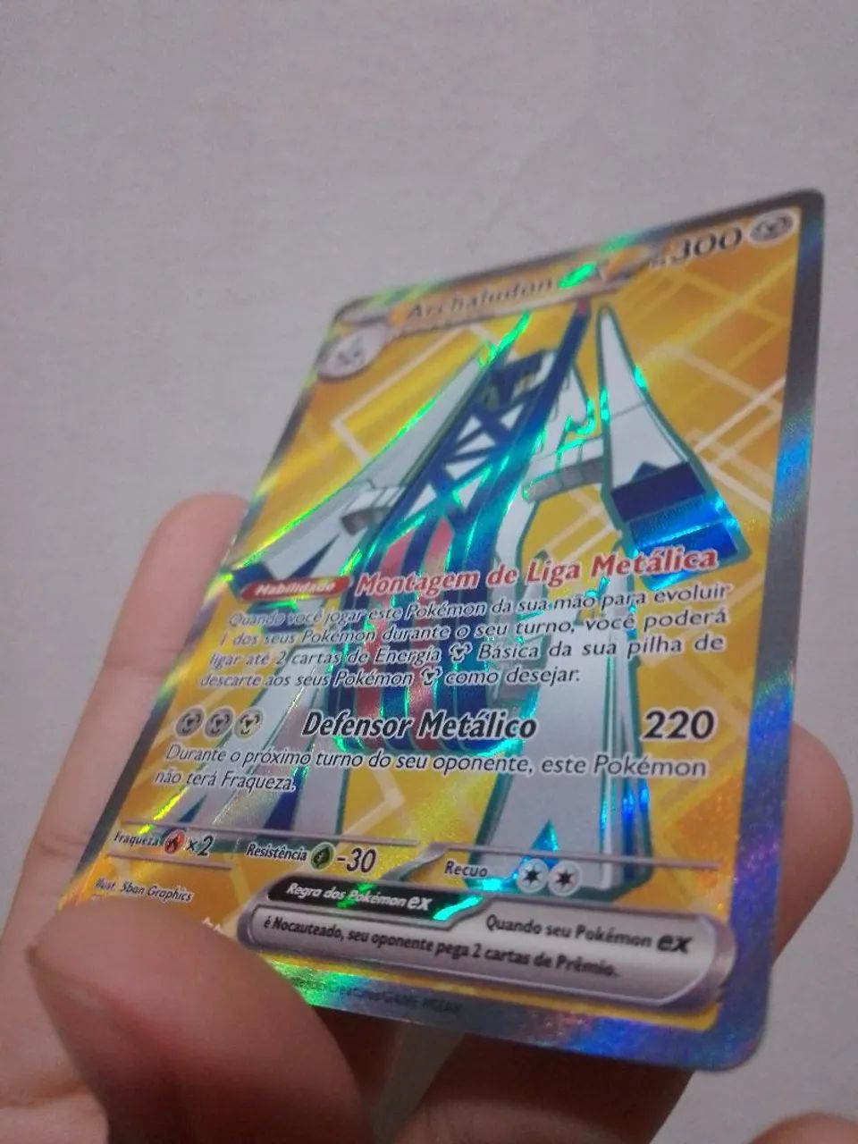 Carta Pokémon Archaludon EX Foil - 224/191 -  Nova - Foto 3