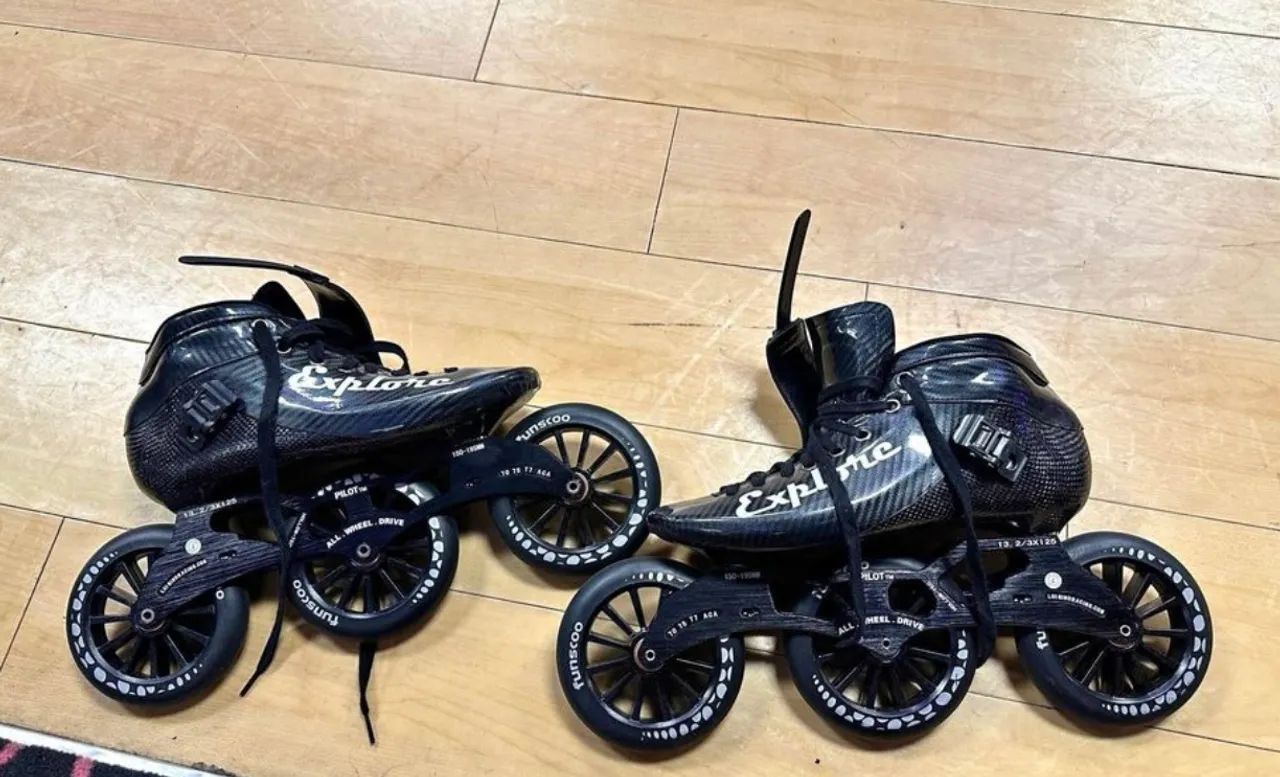 Patins Inline Explore - Carbono - Tamanho 41