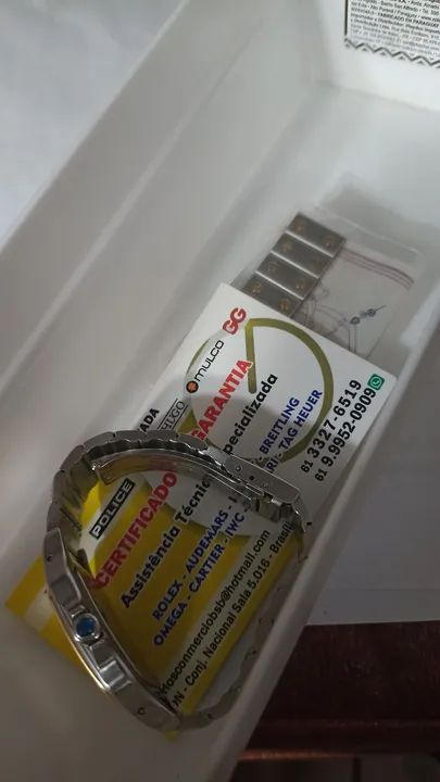 Relógio Cartier modelo santos aço e ouro quartsz - Foto 5